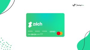 Green Zilch Classic card featuring the Zilch logo and Mastercard symbol, representing a modern buy now, pay later payment option for secure and flexible shopping.